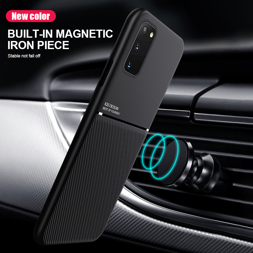 For Xiaomi Mi 10T Pro Case Matte Silicone Shockproof Phone Cover Case Xiomi Mi10T 10 T T10 10Tpro Car Magnetic Holder Back Coque