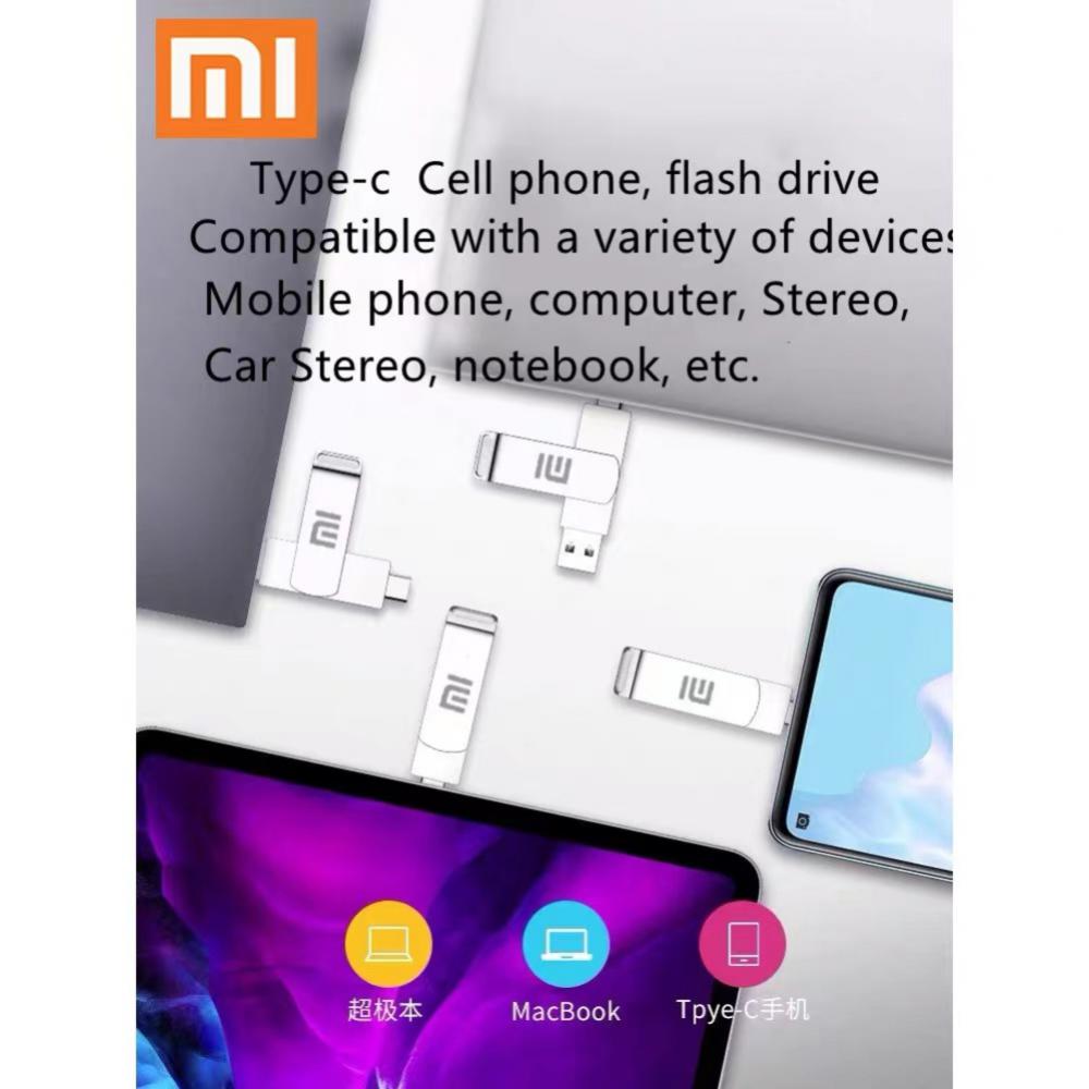 Xiaomi U Disk 2TB 1TB 512GB 256GB 128GB USB 3.1 Type-C Interface Mobile Phone Computer Mutual Transmission Portable USB Memory