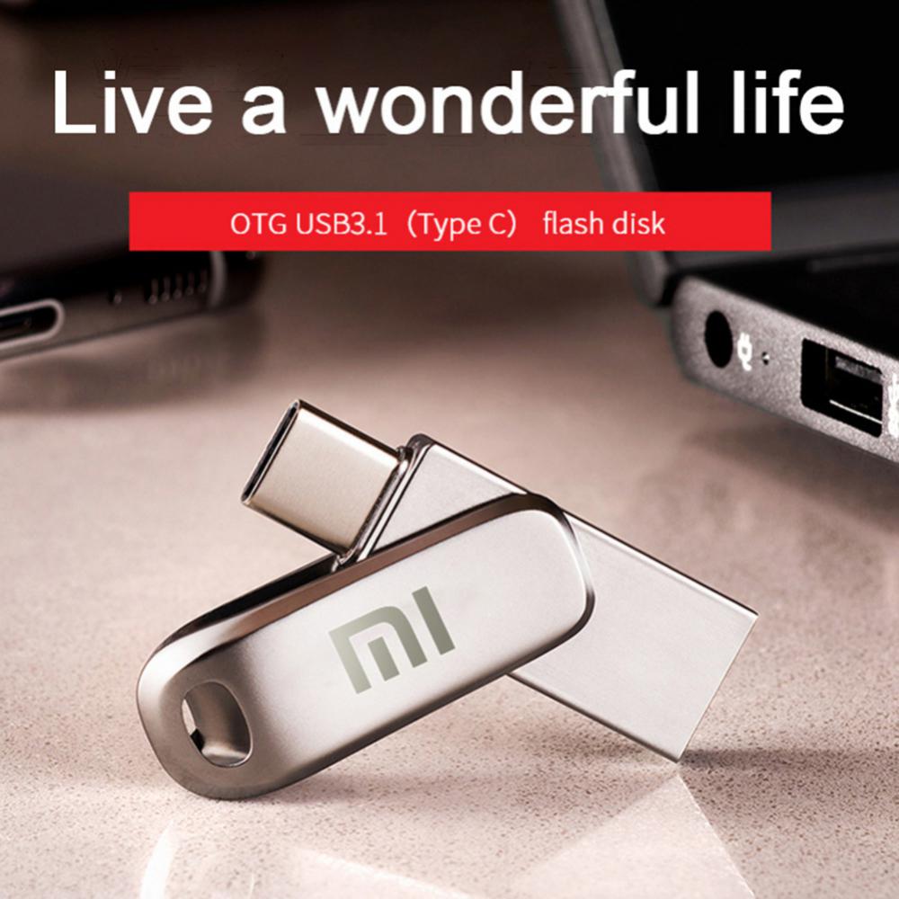 Xiaomi U Drive Original 2TB 1024GB 512GB USB 3.1 Type-C Interface Mobile Phone Computer Mutual Transmission Portable USB Memory