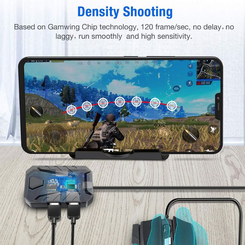 Portable Mobile Gaming Keyboard Mouse Converter Adapter MIX PRO / MIX LITE Device Tablet Density Shooting Space Saving