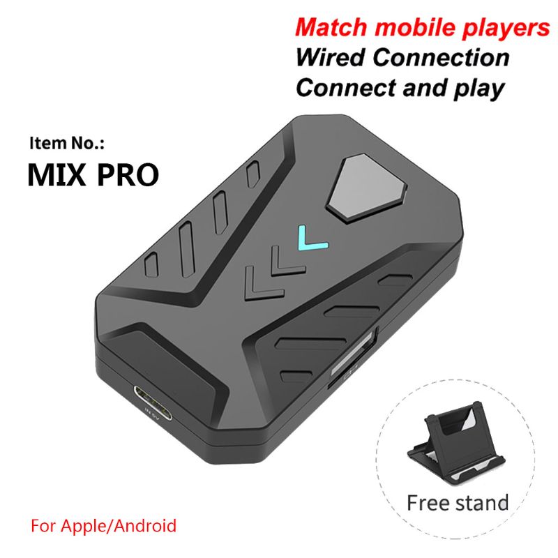 Portable Mobile Gaming Keyboard Mouse Converter Adapter MIX PRO / MIX LITE Device Tablet Density Shooting Space Saving