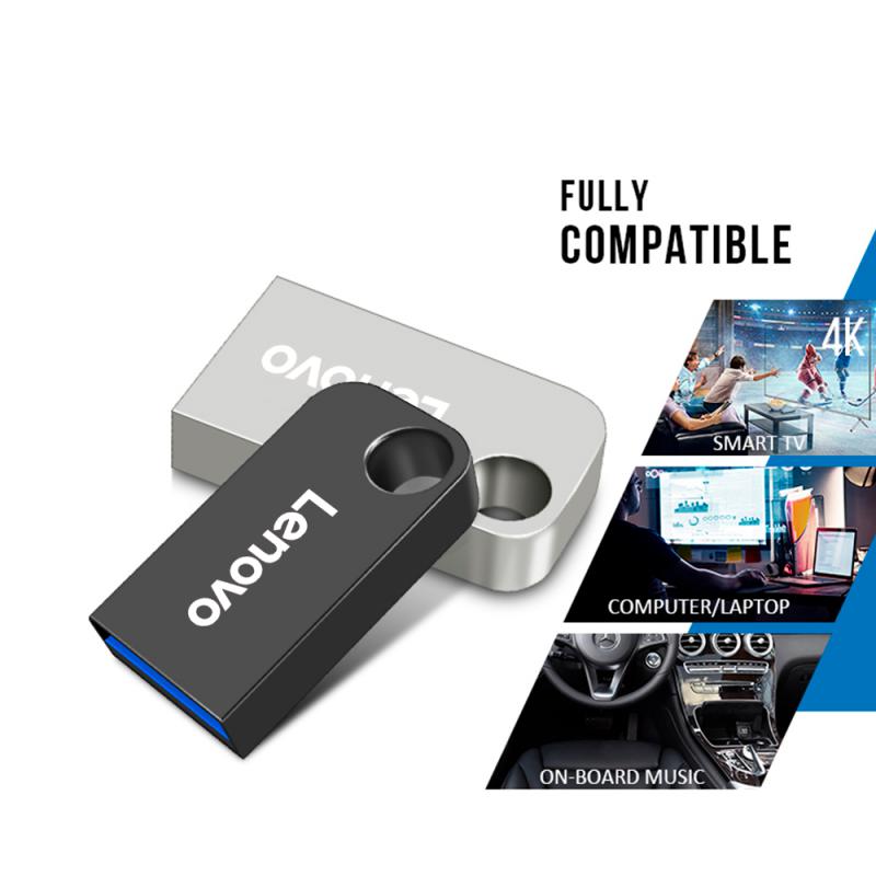 Lenovo USB 3.0 Flash Drive 2tb 1tb 512gb Memory Stick Metal Portable Flash Disk High Speed Flash Pendrive U Disk For PC Laptop