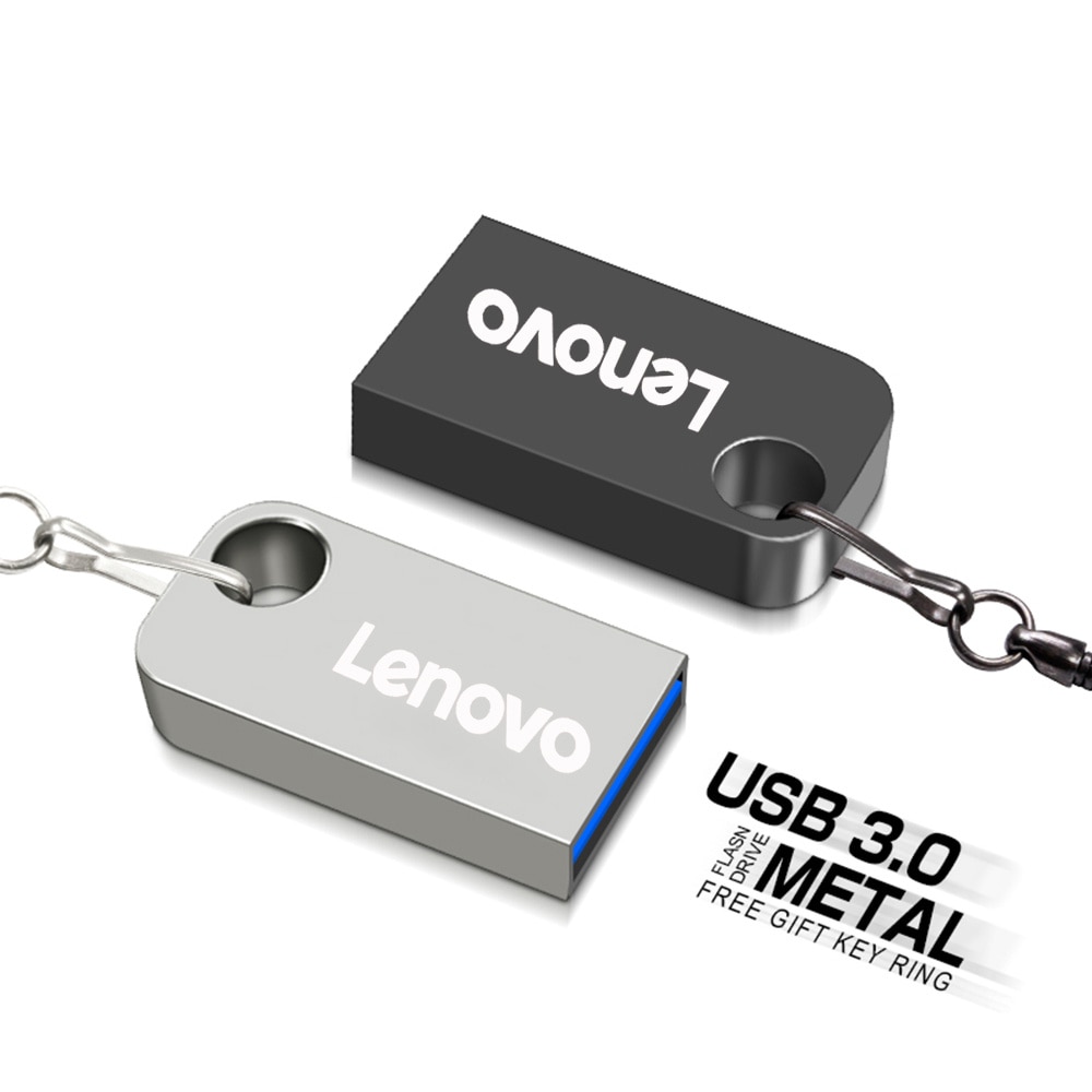 Lenovo USB 3.0 Flash Drive 2tb 1tb 512gb Memory Stick Metal Portable Flash Disk High Speed Flash Pendrive U Disk For PC Laptop