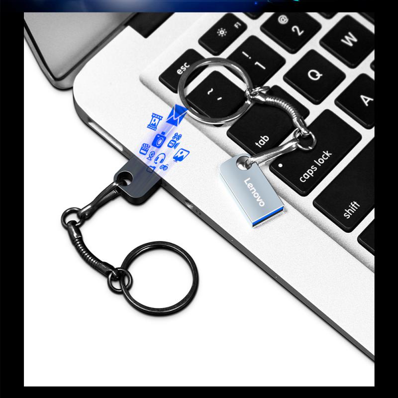 Lenovo USB 3.0 Flash Drive 2tb 1tb 512gb Memory Stick Metal Portable Flash Disk High Speed Flash Pendrive U Disk For PC Laptop