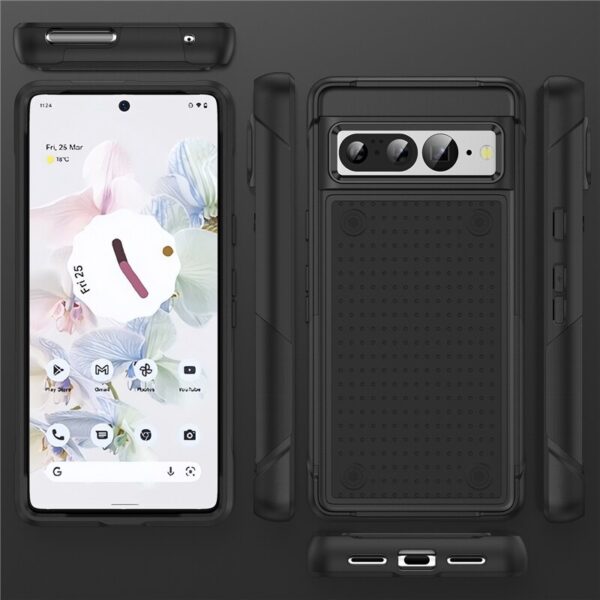 Military Armor Shockproof Heavy Duty Protection Phone Case For Google Pixel 7 Pro Hard Plastic Silicone Bumper Cover For Pixel 7 - Image 5