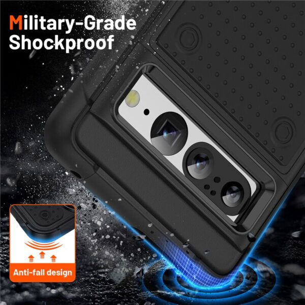 Military Armor Shockproof Heavy Duty Protection Phone Case For Google Pixel 7 Pro Hard Plastic Silicone Bumper Cover For Pixel 7 - Image 3