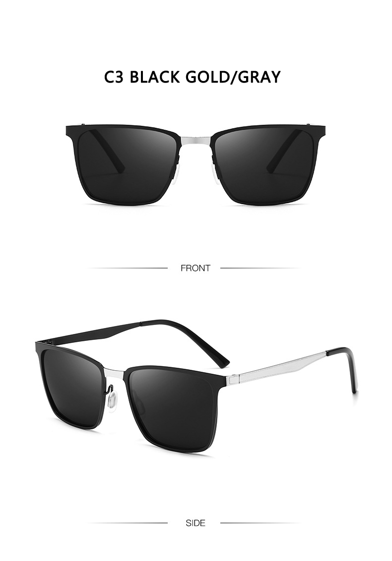 ZXWLYXGX Brand Design Classic Polarized Sunglasses Men Women Driving Square Frame Fashion Sun Glasses Male Goggle Gafas De Sol