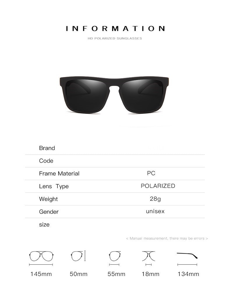 Polaroid Sunglasses Unisex Square Vintage Sun Glasses Famous Brand Sunglases Polarized Sunglasses Retro Feminino for Women Men