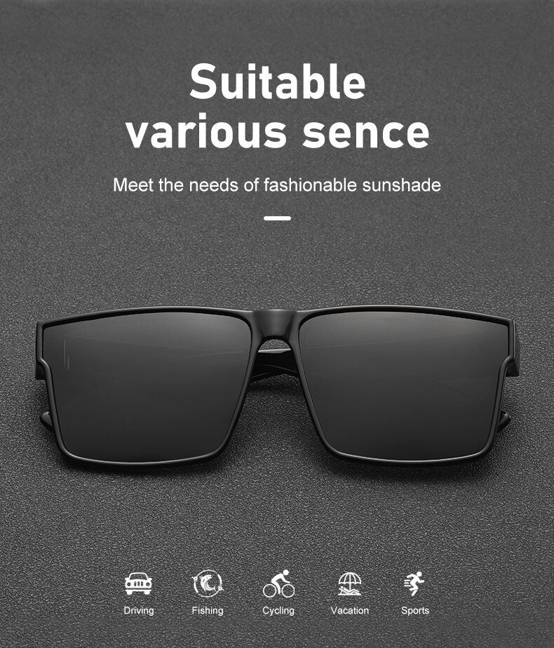 Women Sunglasses 2023 Classic Large Frame Retro Sun Glasses For Men Polarized Outdoor Fashion Trend Brand Design Eyewear UV400