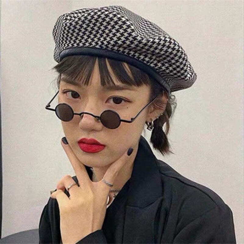 New Punk Round Retro Sunglasses For Men And Women Ultra Small Frame Hip Hop Style Ins Fashion Dropshipping 2023