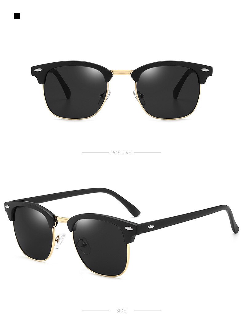 Classic Style Sunglasses Retro Men UV Protection Trend Sunglasses Polarized