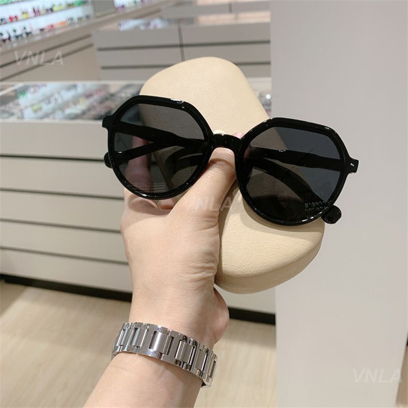 Sunglasses Personalized Casual For Women Sunshade Glasses Round Frame All-match Gafas De Sol Eyewear Polarized Fashion Uv400