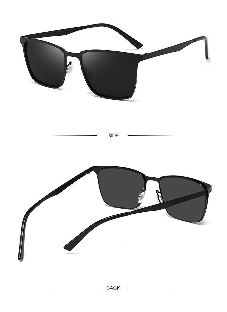 Polarized Sunglasses For Men And Women Brand Design Square Frame Fashion Sunglasses For Men Uv400