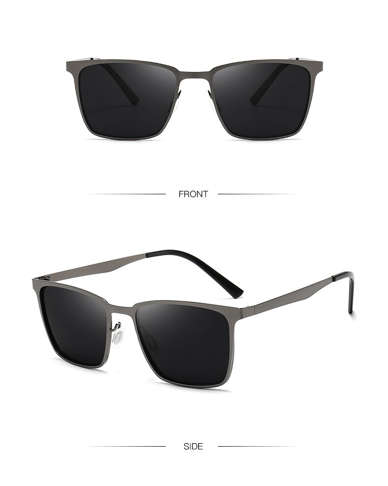 Polarized Sunglasses For Men And Women Brand Design Square Frame Fashion Sunglasses For Men Uv400