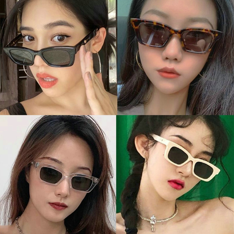 2022 New Big Square Frame Sunglasses UV400 Summer Fashion Vintage Ladies Sun Glasses Outdoor Travel Beach Sun Shade Eyewear