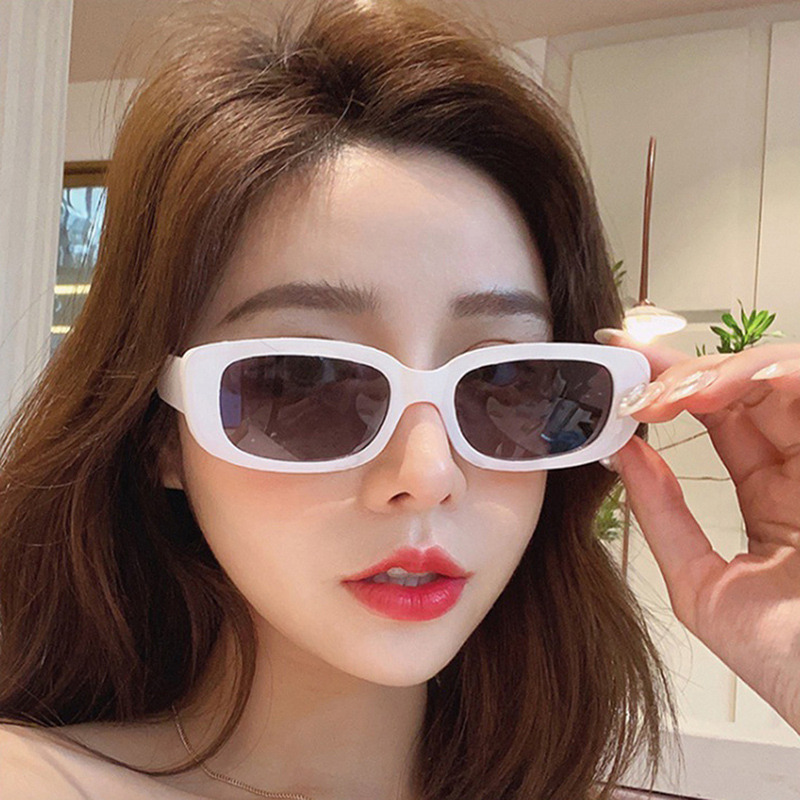 2022 New Big Square Frame Sunglasses UV400 Summer Fashion Vintage Ladies Sun Glasses Outdoor Travel Beach Sun Shade Eyewear