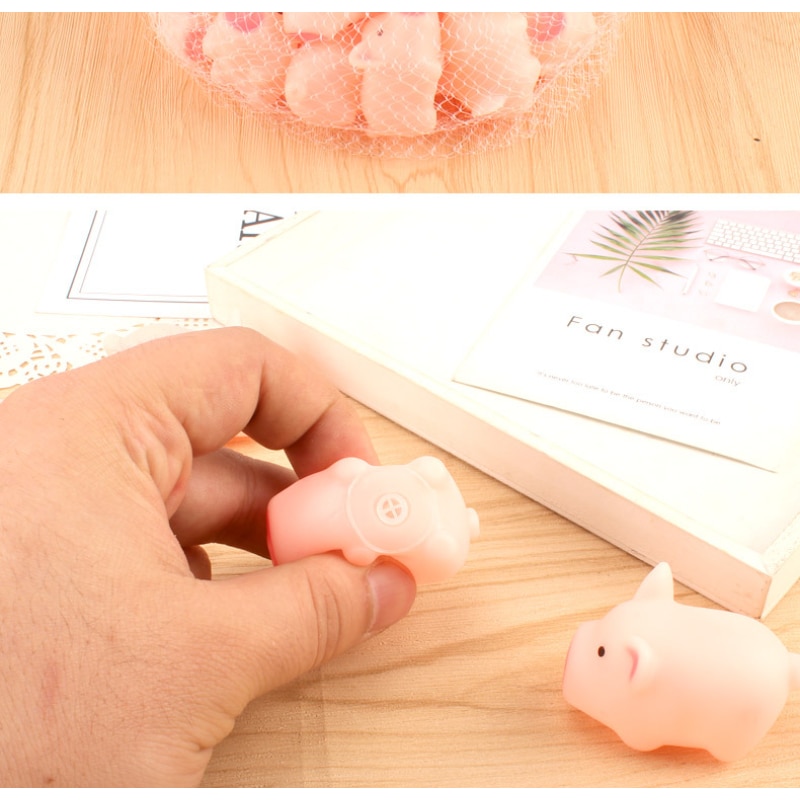 Cartoon Cute Pink Piggy Toy for Ventilating Piggy Whole Person Piggy Squeezing Music Sound Release and Ventilating Toy Kawaii