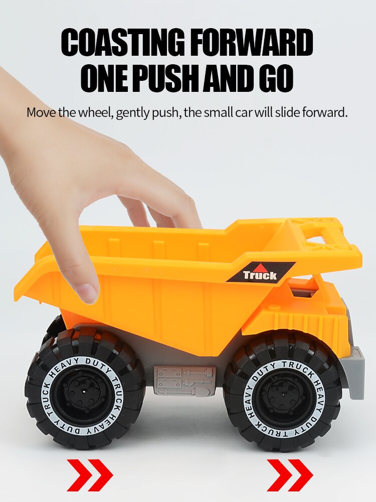 Excavator Dump Truck Model Toy Engineering Vehicle Set .Construction Fleet Toddler Early Education Construction Vehicles Toys