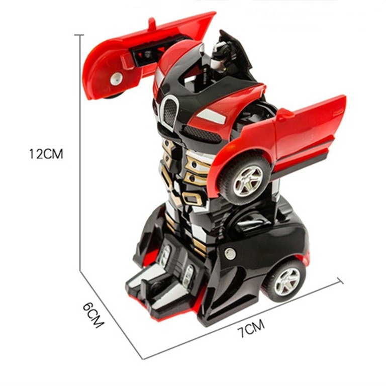 Transforming Robot With One Click Automatic Shape Conversion Boy Gift Toy Car Parent Child Interaction Model Car