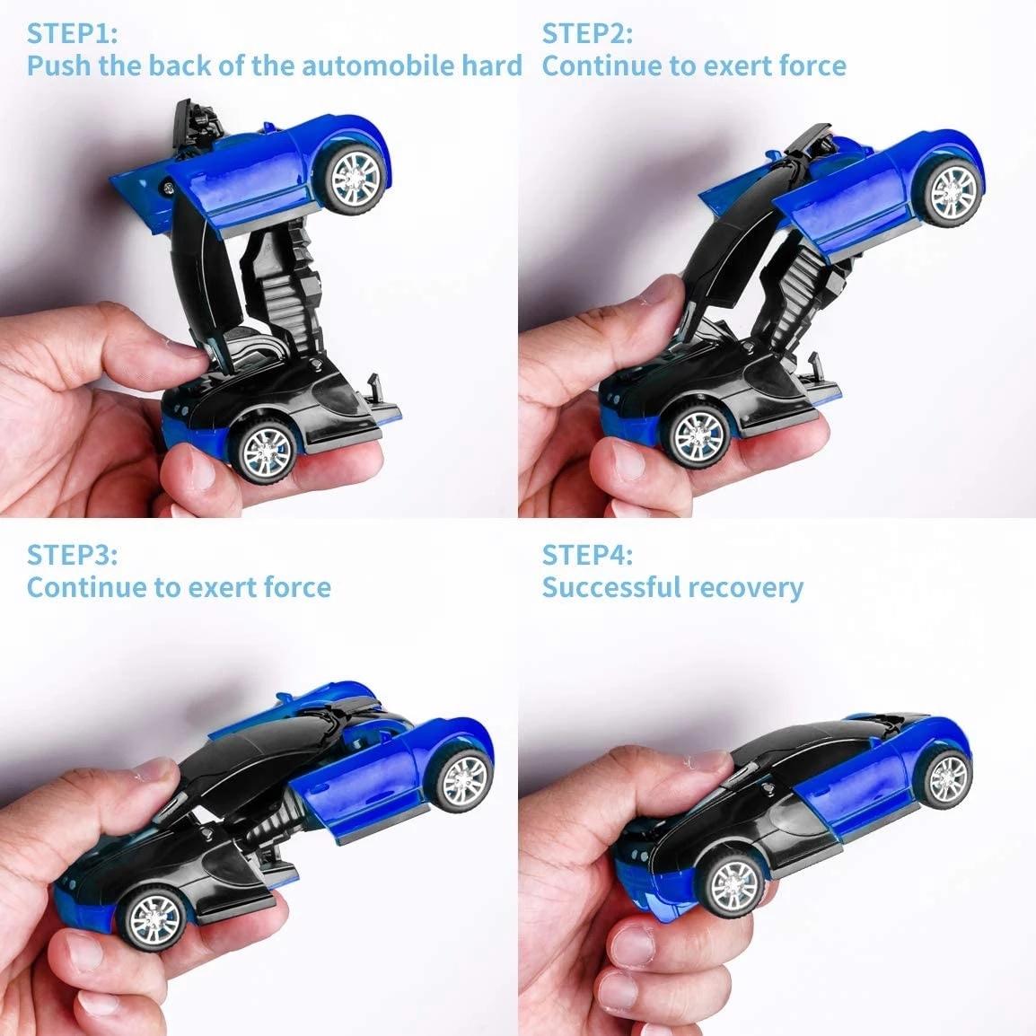 Transforming Robot With One Click Automatic Shape Conversion Boy Gift Toy Car Parent Child Interaction Model Car