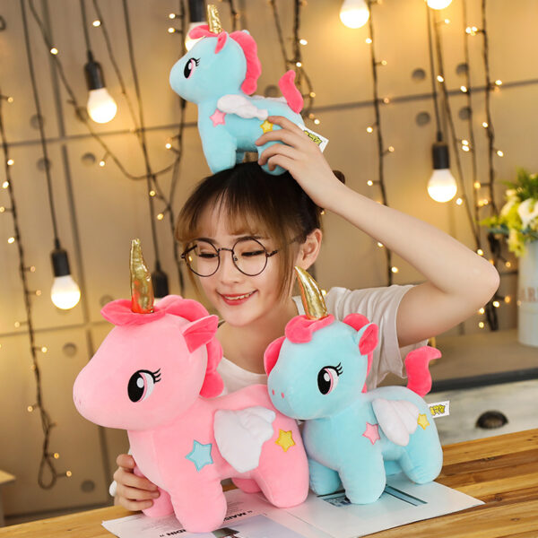 10/20cm Soft Unicorn Plush Toy Baby Kids Appease Sleeping Pillow Doll Animal Stuffed Plush Toy Birthday Gifts for Girls Children - Image 5