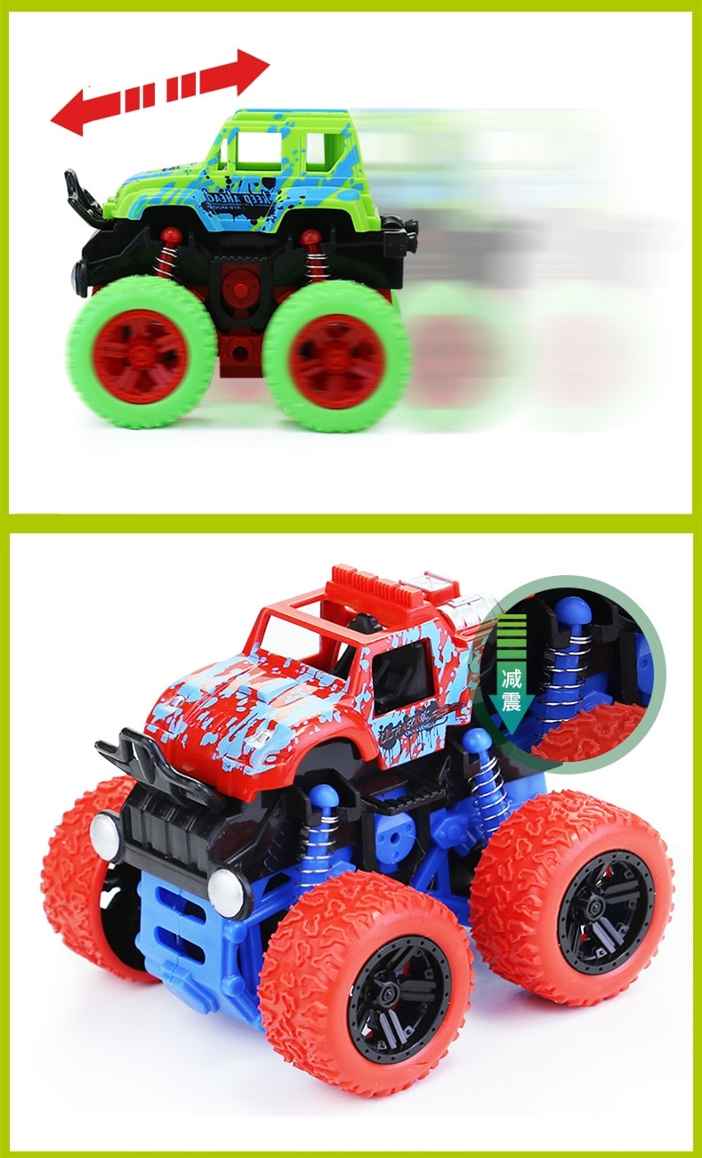 style Kids police Cars Toys Truck Inertia SUV Friction Power Vehicles Baby Boys Super Cars Blaze Truck for Children Gift Toys