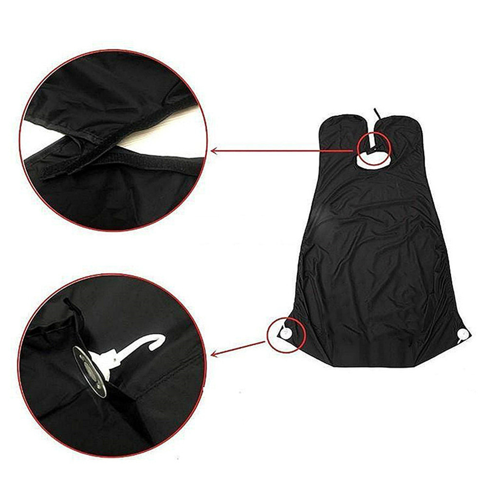 Male Shaving Apron Beard Catcher Cape Care Bib Face Shaved Hair Adult Bibs Shaver Cleaning Hairdresser for Man Clean Apron Gift