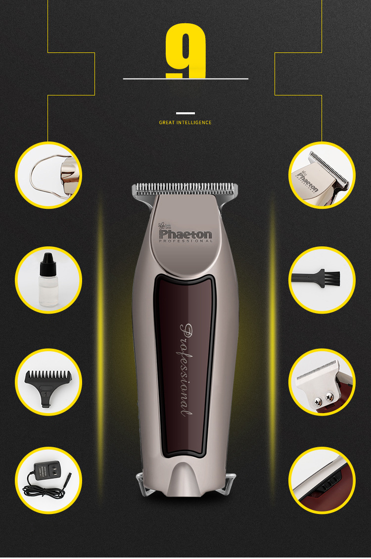 Bald Hair Clipper Professional Electric Barber Salon Hair Trimmer for Man Rechargeable Cutter Machine Beard Shavers Razors