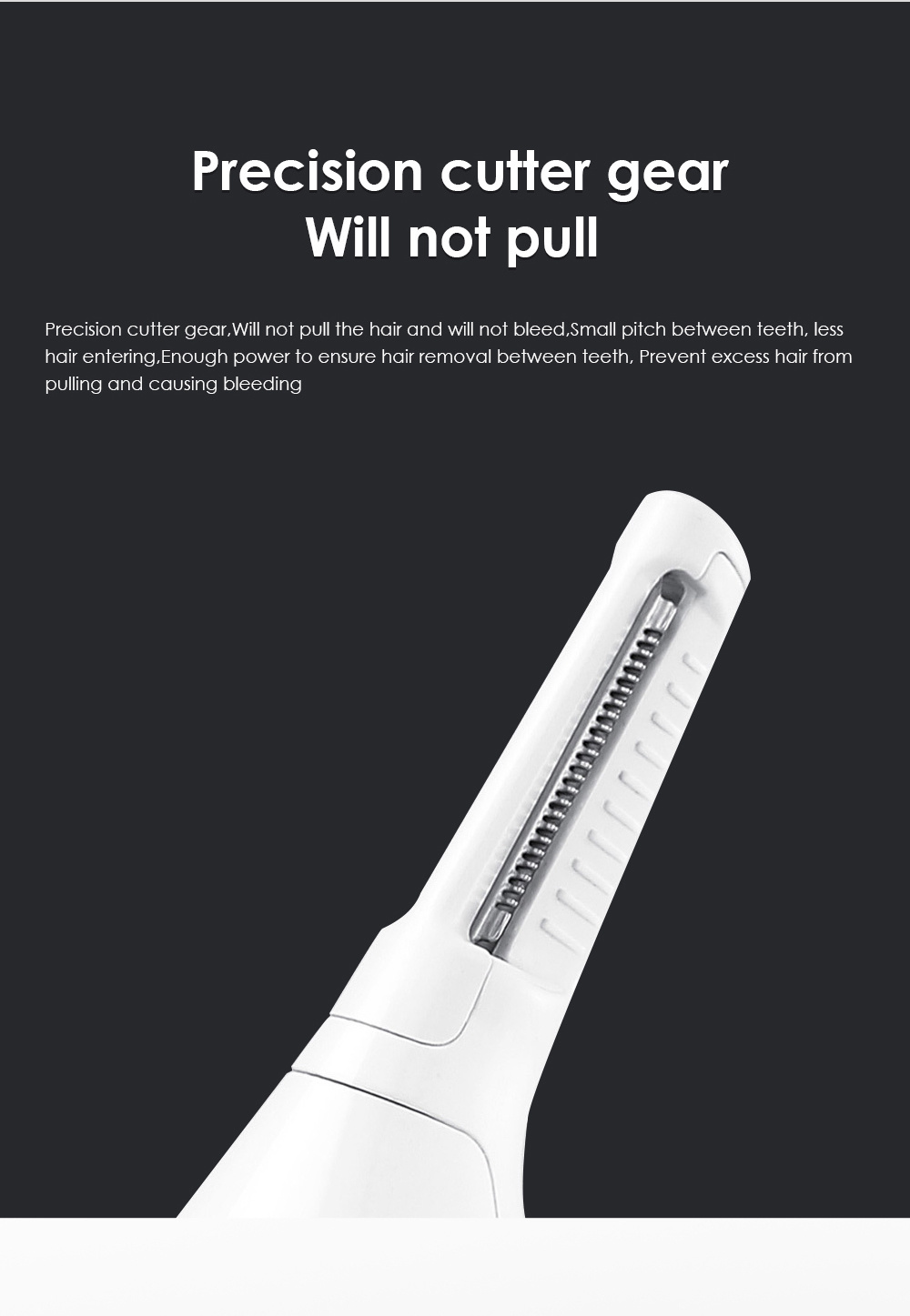 Xiaomi youpin ED1 Mini Electric Shaver USB Rechargeable Portable Beard Trimmer Washable Men Dry Shavers Nose Hair Trimmer