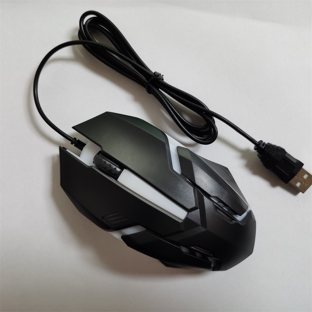 RYRA Wired Mouse 1200DPI Computer Office Mouse Non Slip Matte Texture Business Office Home Laptop Wired Mouse Accessories