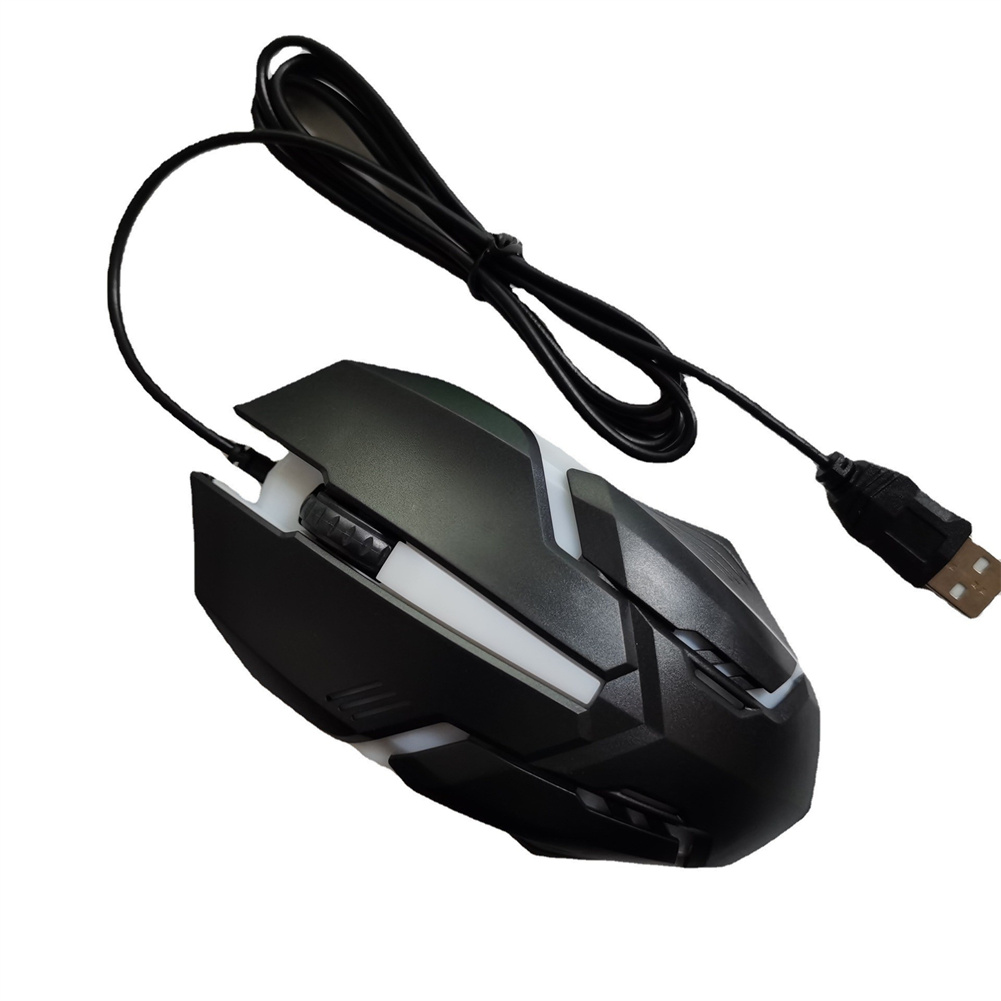 RYRA Wired Mouse 1200DPI Computer Office Mouse Non Slip Matte Texture Business Office Home Laptop Wired Mouse Accessories