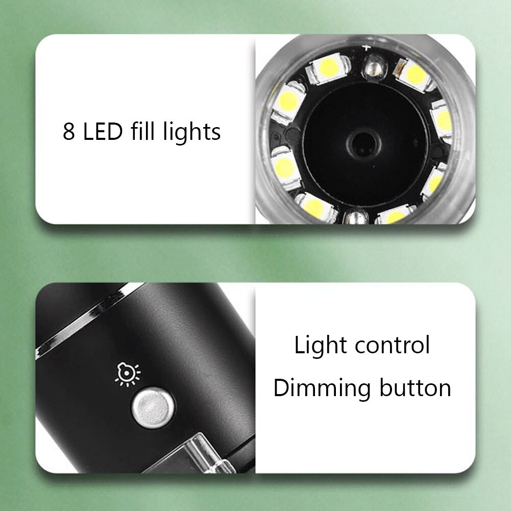 1600X Digital Microscope Camera 3in1 Type C USB Portable Electronic Microscope For Soldering LED Magnifier For Cell Phone Repair