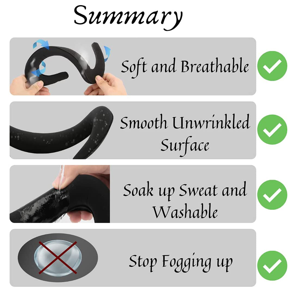 For Oculus Quest 2 Foam Replacement Widen 3D Facial Interface Bracket Accessories For Quest 2 Breathable Sweat Guard Face Pad