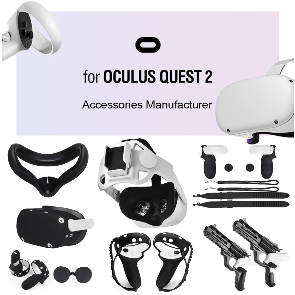 For Oculus Quest 2 Foam Replacement Widen 3D Facial Interface Bracket Accessories For Quest 2 Breathable Sweat Guard Face Pad