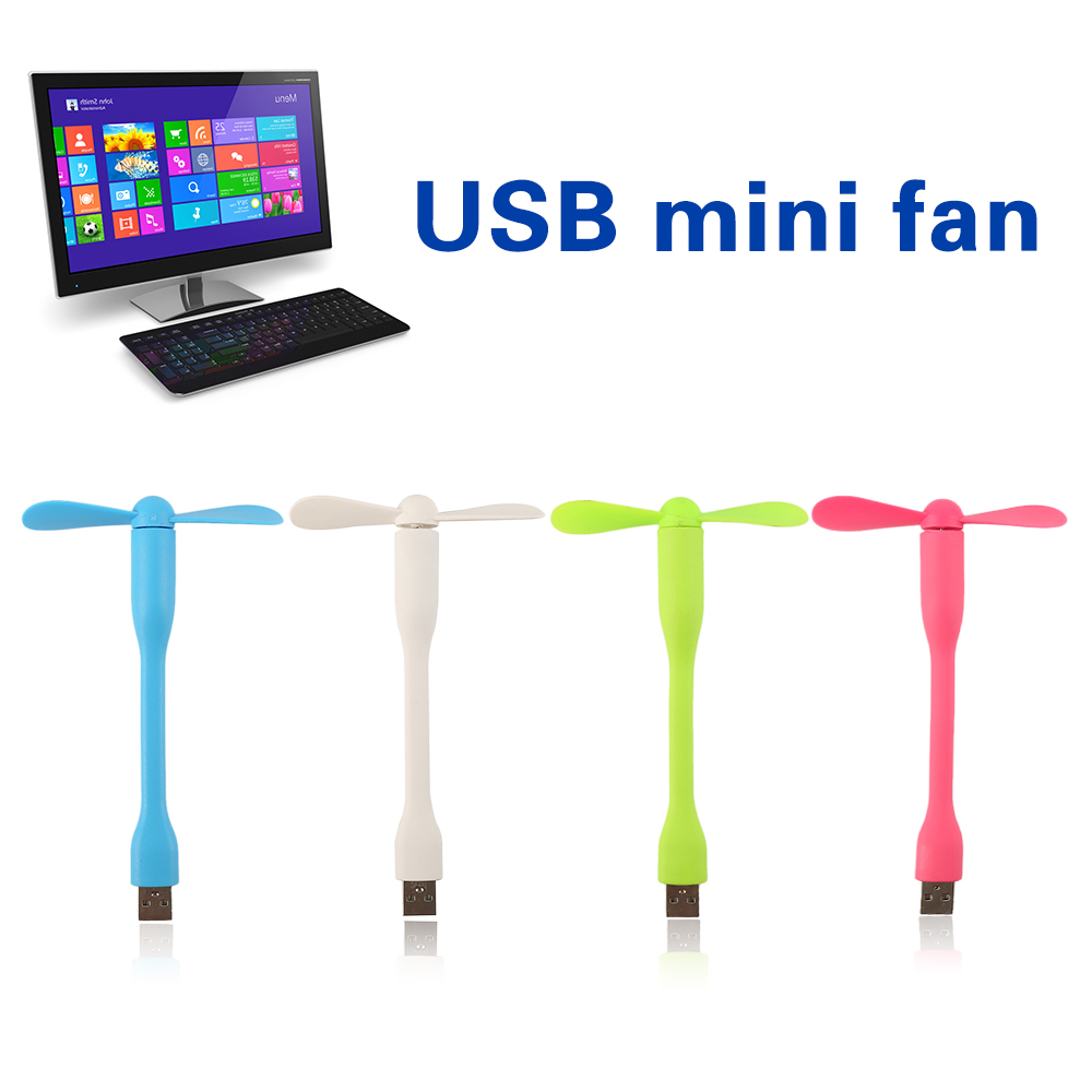 New USB Cooling Fan Electronic Gadgets Ventilador Led Usb Mini Ventilador Portable Flexible Cooler For Laptop Smart Phone