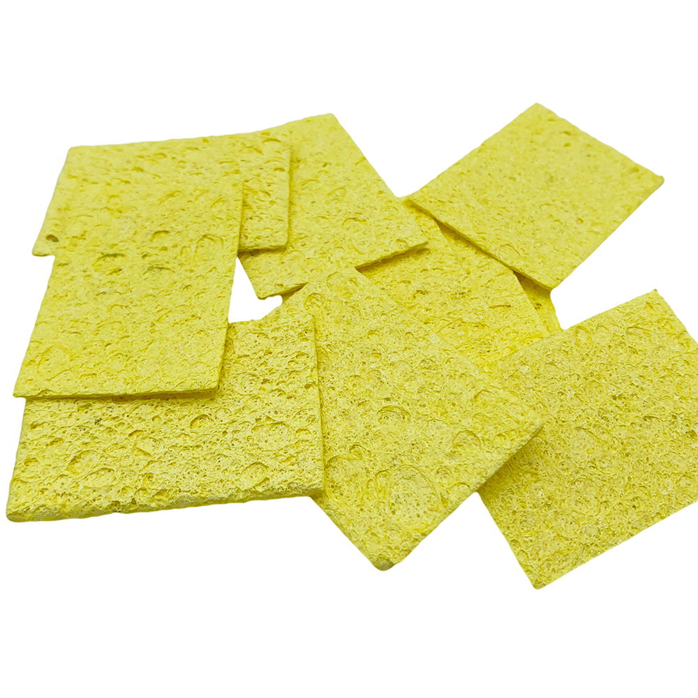 5/10Pcs Soldering Iron Tip Cleaning Sponge Pads Eletric Welding High Temperature Resistant Compressed Sponge Welding Accessories