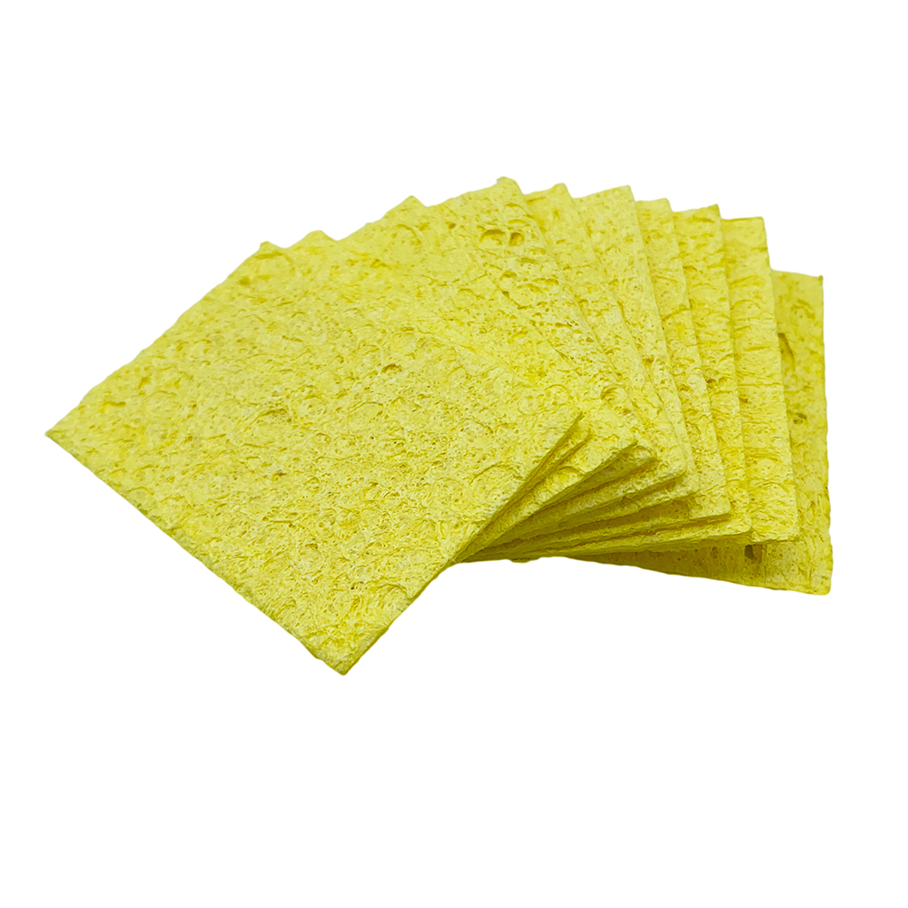 5/10Pcs Soldering Iron Tip Cleaning Sponge Pads Eletric Welding High Temperature Resistant Compressed Sponge Welding Accessories