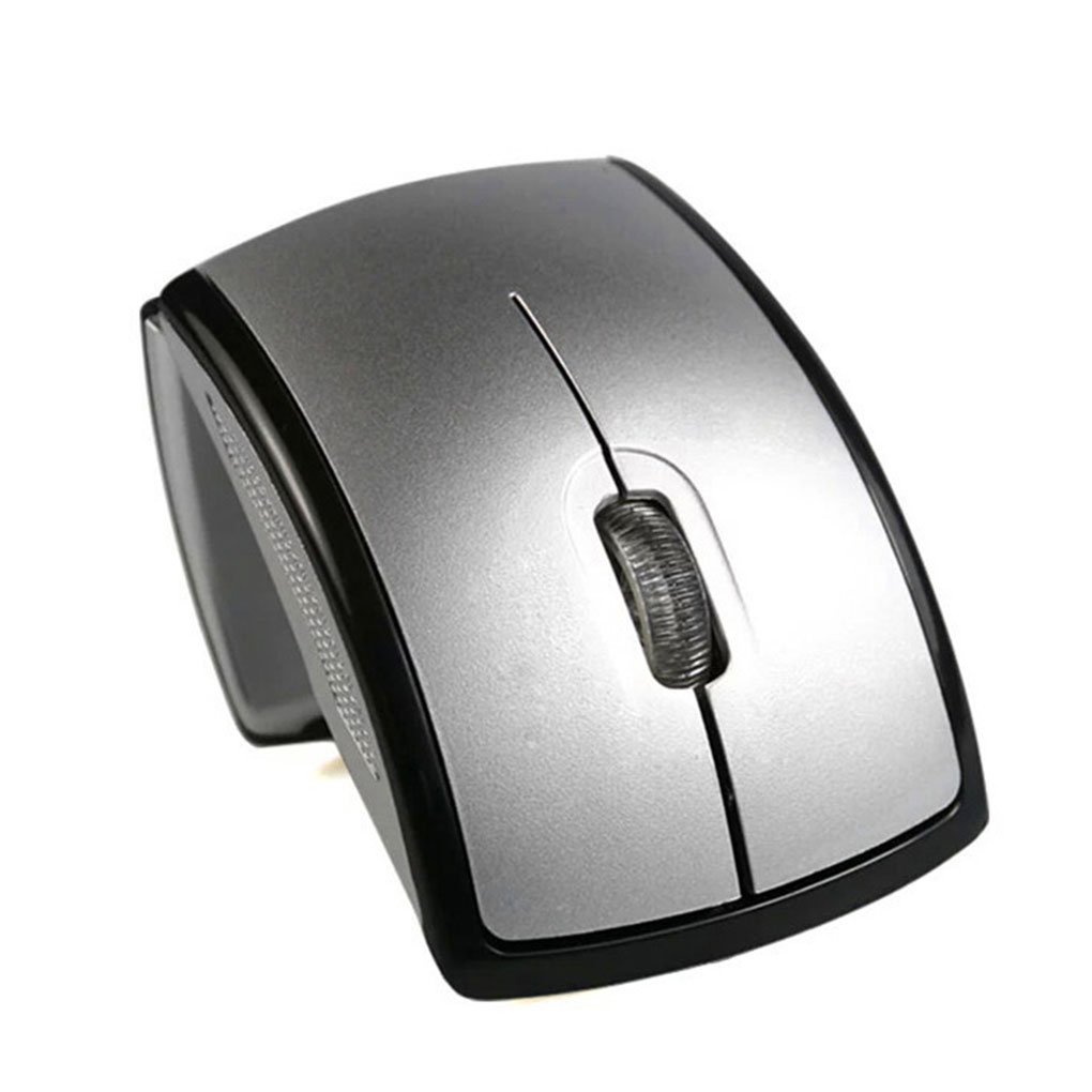 Arc 2.4G Wireless Folding Mouse Cordless Mice USB Foldable Receivers Games Computer Laptop Accessory