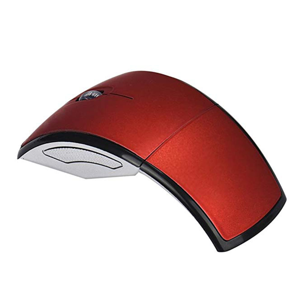 Arc 2.4G Wireless Folding Mouse Cordless Mice USB Foldable Receivers Games Computer Laptop Accessory