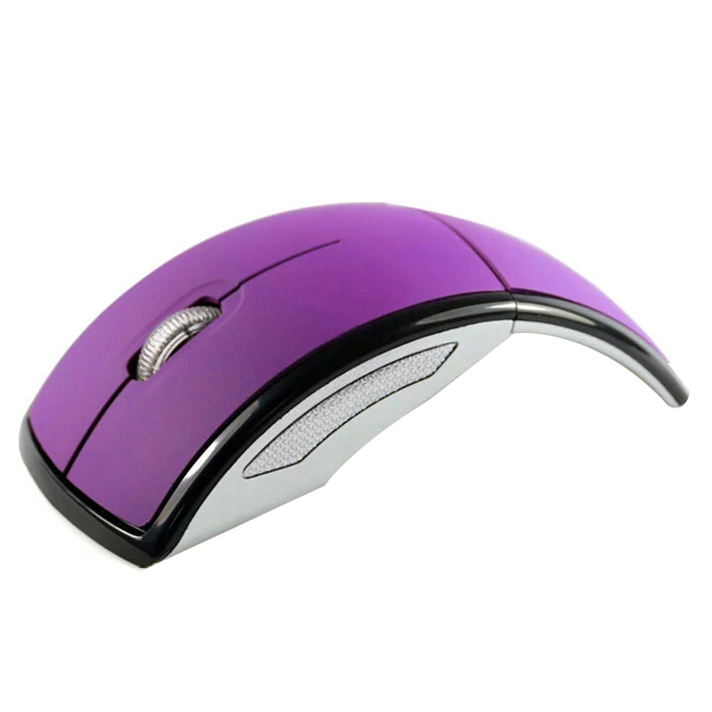 Arc 2.4G Wireless Folding Mouse Cordless Mice USB Foldable Receivers Games Computer Laptop Accessory