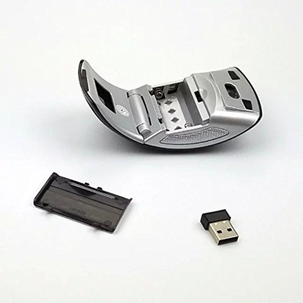 Arc 2.4G Wireless Folding Mouse Cordless Mice USB Foldable Receivers Games Computer Laptop Accessory