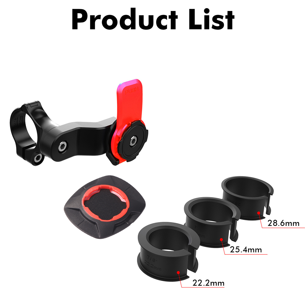 Motorcycle Bike Phone Holder Shock Absorber Absorption Modul Bracket Anti-shake Mount Stand Adapter Accessories Clip Self Lock