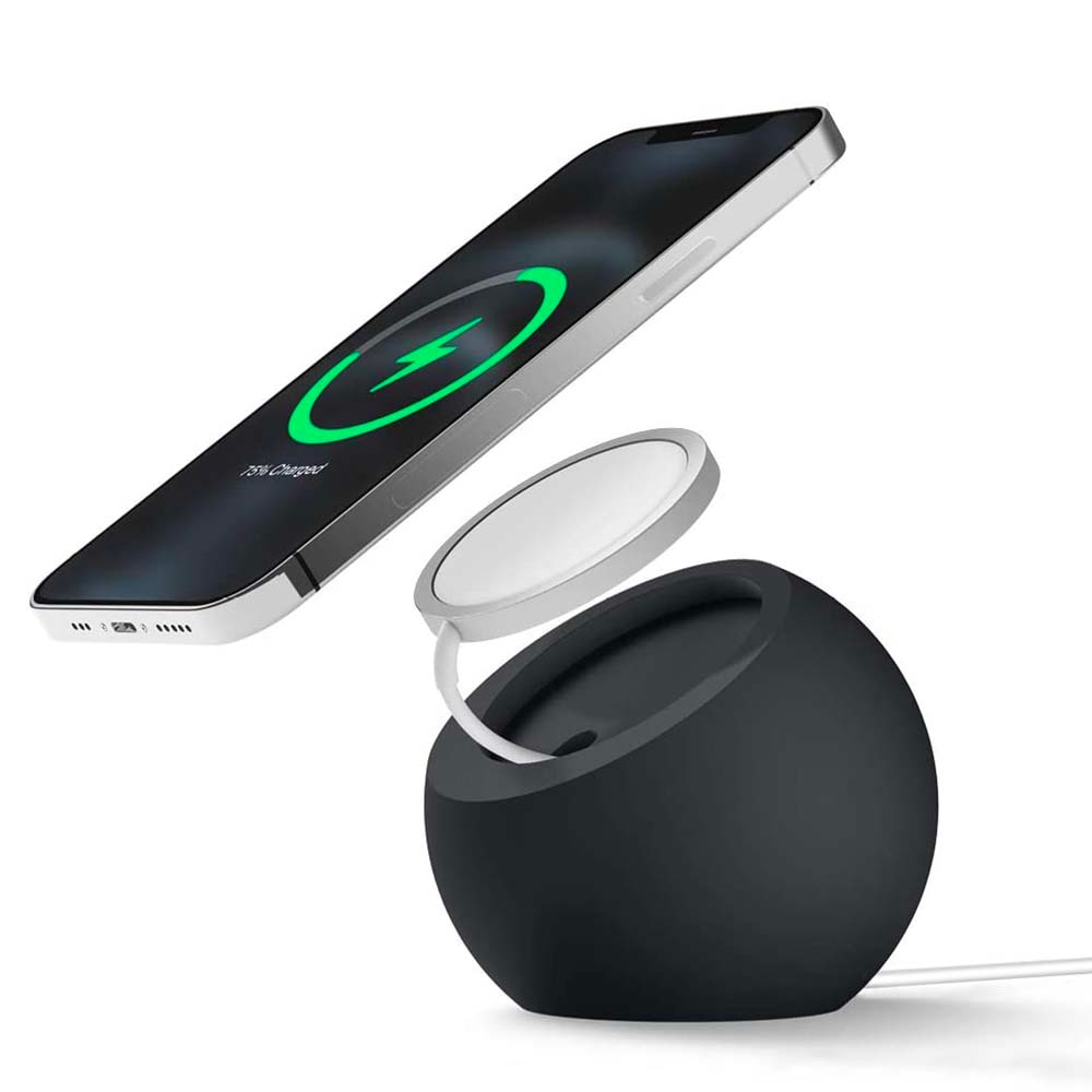 Ball Shape Magnetic Silicone Charging Desk Holder Stand for Magsafe IPhone 13 14 Pro Macsafe Charger Dock Station Accessories