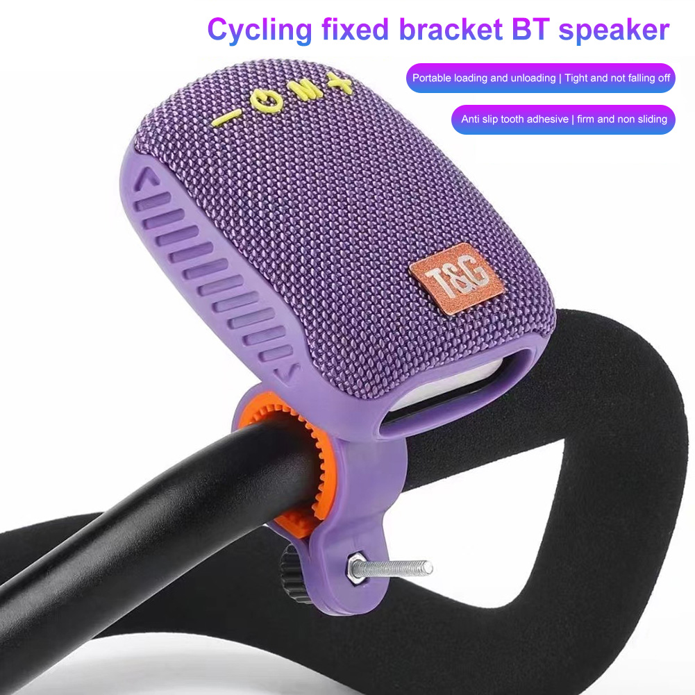 500mAh TWS Wireless Stereo Speaker Type-C USB Rechargeable Loudspeaker Bluetooth-Compatible Subwoofer Outdoor Cycling Supplies