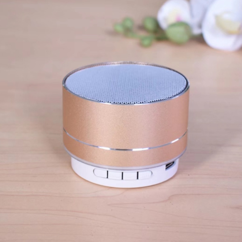 A10 Wireless Bluetooth Speaker Small Steel Cannon Subwoofer Portable Mini Gift Card Bluetooth SpeakerColor