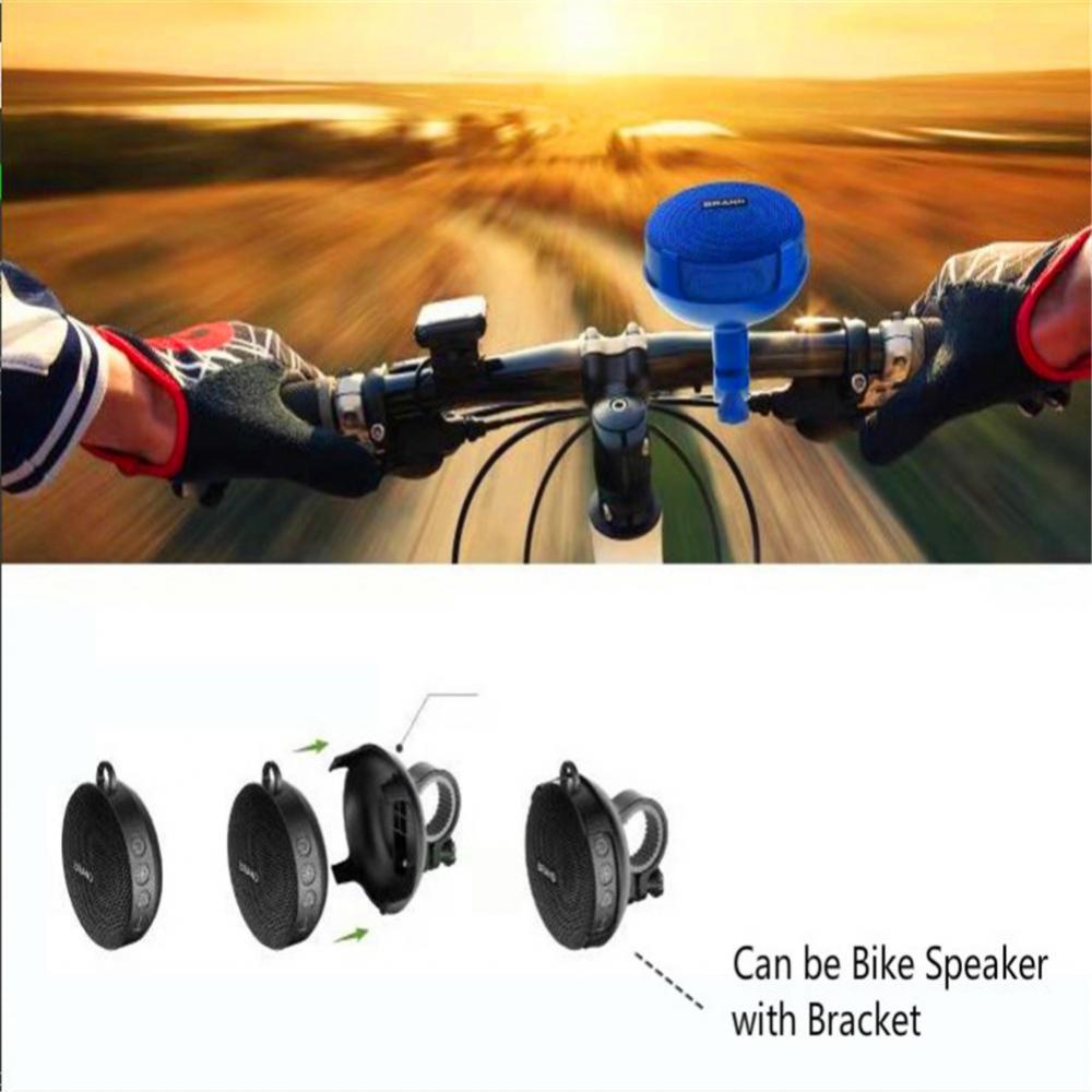 Wireless Bluetooth Speaker IPX7 Waterproof Stereo Sound Dust/Shockproof Portable Speaker Outdoor Cycling Bike Creative Speaker