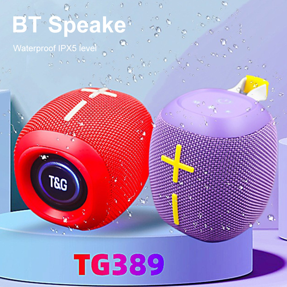 Wireless Speaker 1800mAh Music Box FM Radio Portable Audio IPX5 Waterproof Support AUX Audio Input Bluetooth-Compatible 5.3