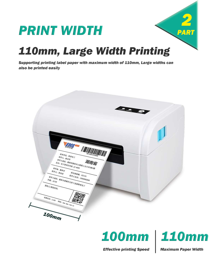 JEPOD JP-9200 4 inch Thermal Barcode Printer Label Printer Shipping Lable Printer 100*150 UPS Shipping Express Lable Printer