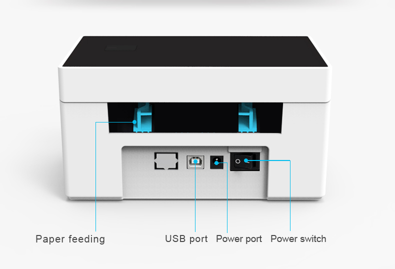 JEPOD JP-9220 High Speed Desktop Thermal Printer USB Bluetooth Label Maker Sticker Shipping Label Barcode Printer