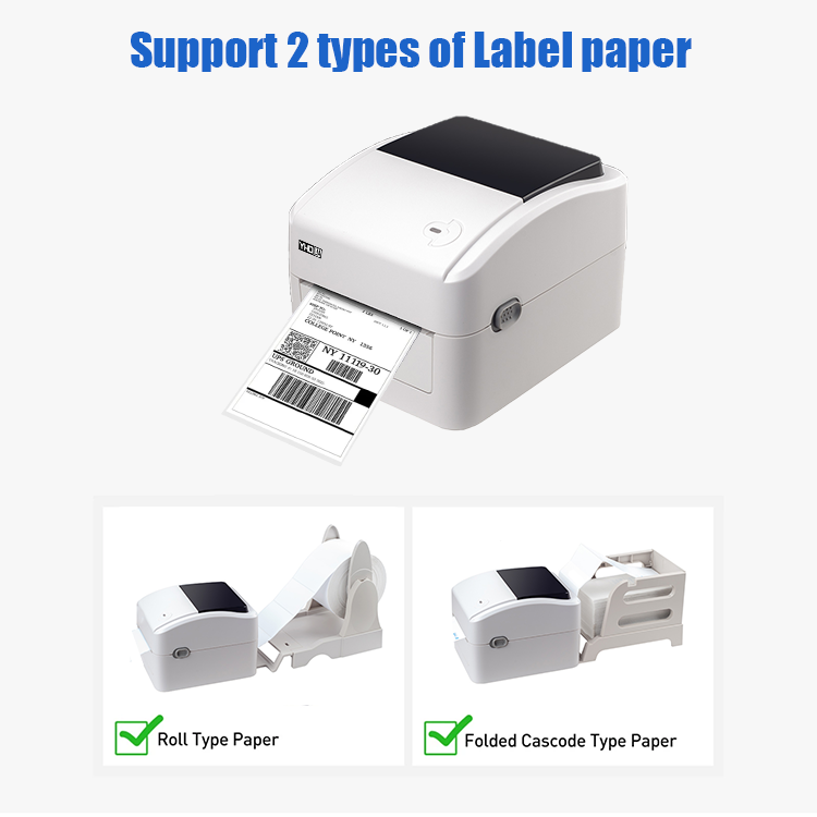 XP-420B Wireless Bluetooth 100mm Shipping Labels Printer Barcode Thermal 4X6 Carton Barcode Sticker Printer For Express Waybill